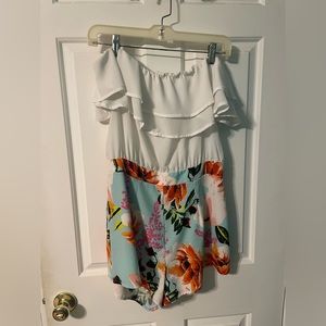 Charlotte Russe Floral Romper